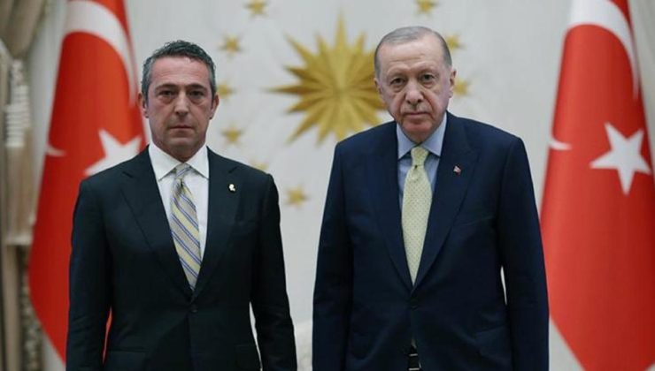Cumhurbaşkanı Recep Tayyio Erdoğan, Fenerbahçe Başkanı Ali Koç'u kabul etti