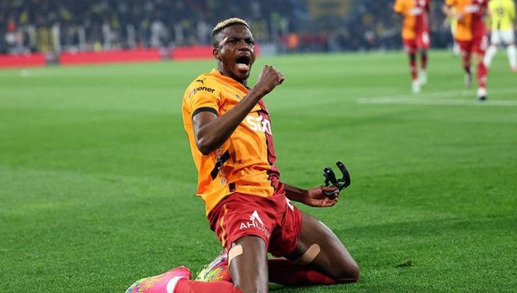 Fenerbahçe galibiyet sonrası Galatasaray'da Victor Osimhen: 'Derbide gol atmak önemliydi'