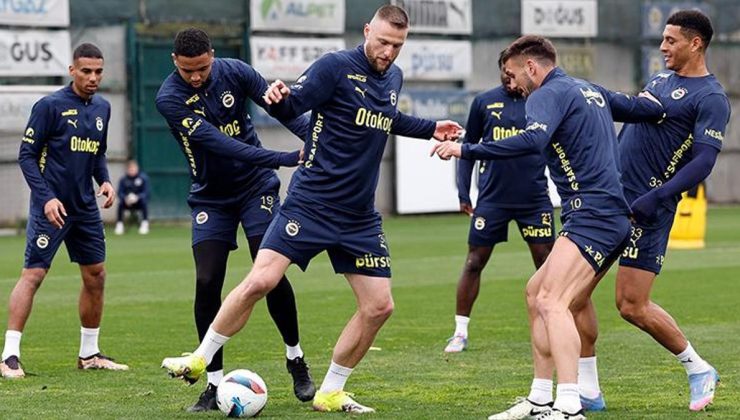 Fenerbahçe, Gaziantep FK maçı öncesi pas ve taktik çalıştı