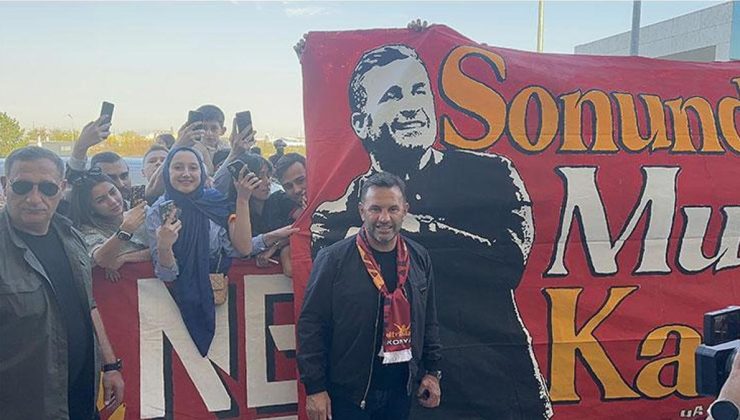 Galatasaray coşkuyla karşılandı