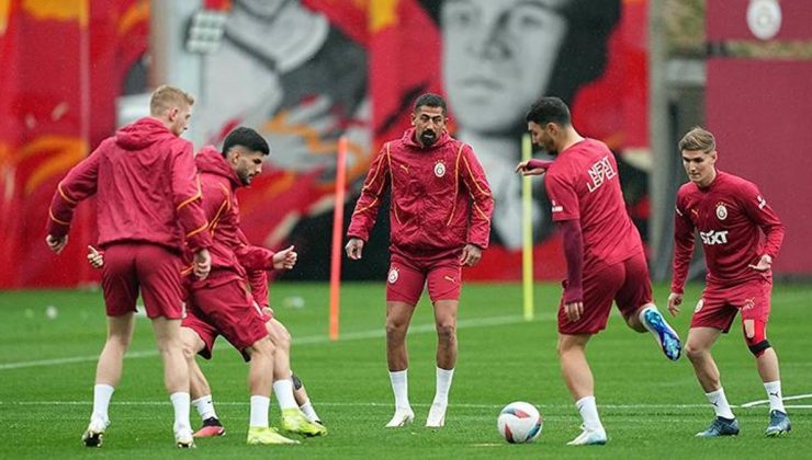 Galatasaray, Samsunspor maçı hazırlıklarını sürdürdü