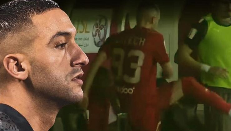 Hakim Ziyech çılgına döndü! Her yeri tekmeledi: Galtier şokta