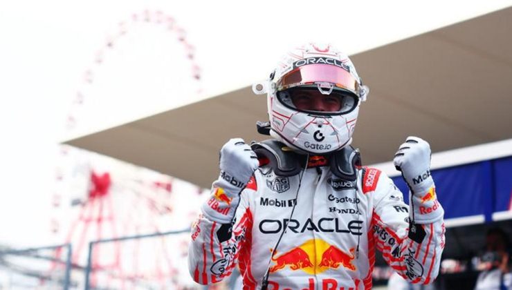 Japonya'da pole pozisyonu Verstappen'in