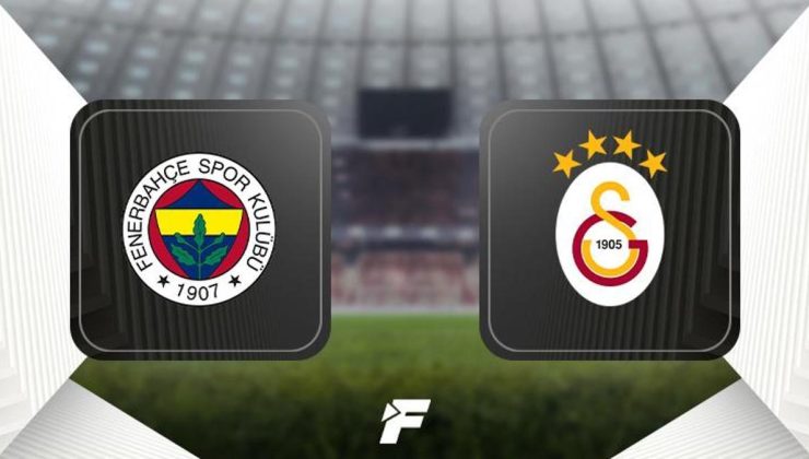 CANLI | Fenerbahçe – Galatasaray derbisi ne zaman, saat kaçta hangi kanalda? (Muhtemel 11'ler)