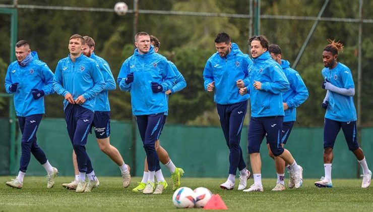 Trabzonspor, Çaykur Rizespor maçı hazırlıklarını sürdürüyor