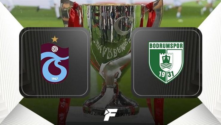 Trabzonspor-Bodrum FK Türkiye Kupası maçı ne zaman, saat kaçta, hangi kanalda canlı yayınlanacak? (Muhtemel 11'ler)