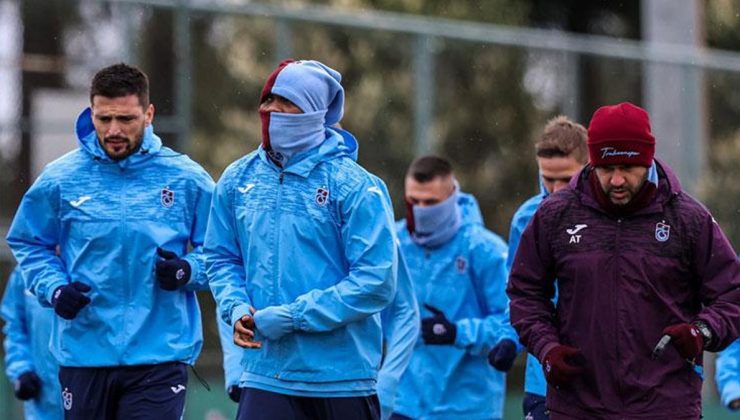 Trabzonspor, Rizespor maçı hazırlıklarını sürdürdü