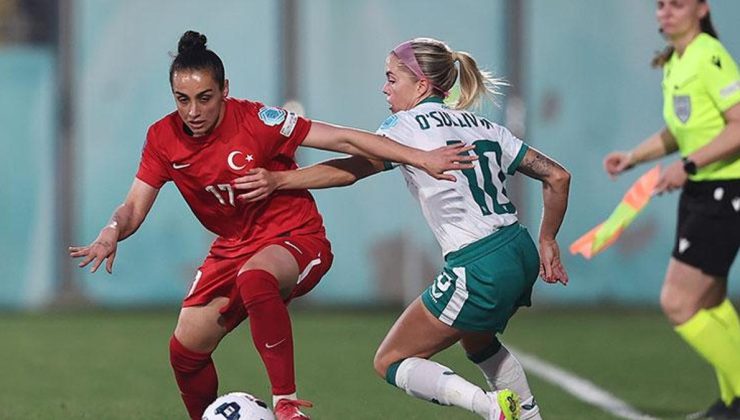 A Milli Kadın Futbol Takımı üstünlüğünü koruyamadı! İrlanda’ya mağlup oldu