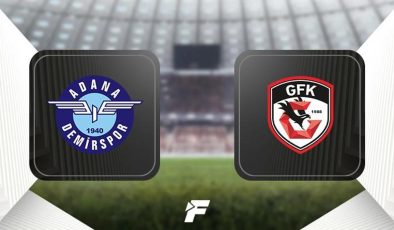 Adana Demirspor-Gaziantep FK maçı ne zaman, saat kaçta, hangi kanalda canlı yayınlanacak? (Muhtemel 11’ler)