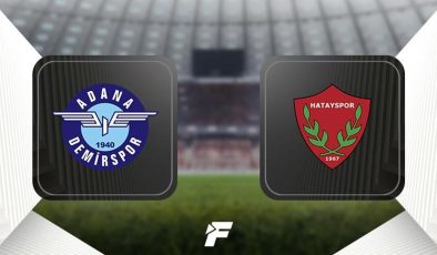 Adana Demirspor – Hatayspor maçı ne zaman saat kaçta kanalda?
