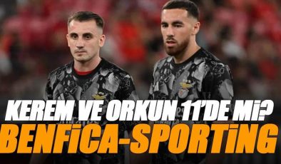 Benfica-Sporting Lizbon maçı ne zaman, saat kaçta, hangi kanalda canlı yayınlanacak? Kerem Aktürkoğlu ve Orkun Kökçü 11’de mi?