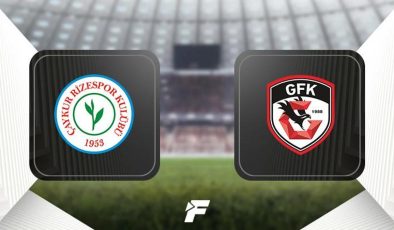 (CANLI) Çaykur Rizespor – Gaziantep FK maçı