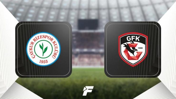 (CANLI) Çaykur Rizespor – Gaziantep FK maçı