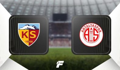 CANLI: Kayserispor – Antalyaspor (35. hafta)