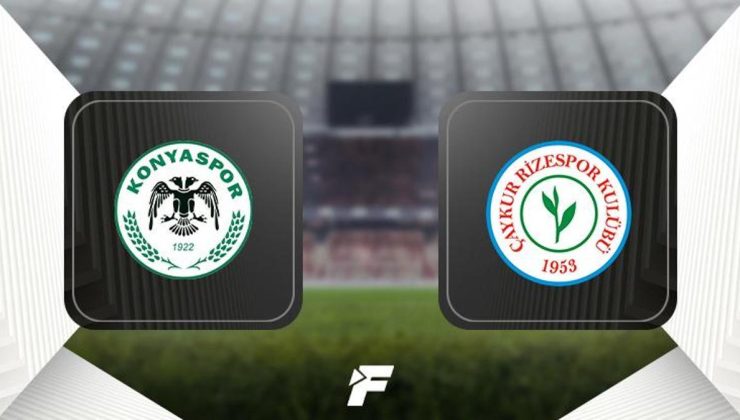 CANLI | Konyaspor-Çaykur Rizespor
