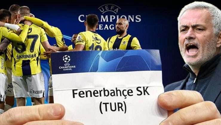 İşte Fenerbahçe’nin Şampiyonlar Ligi’ndeki muhtemel rakipleri… Düşündüren ihtimal