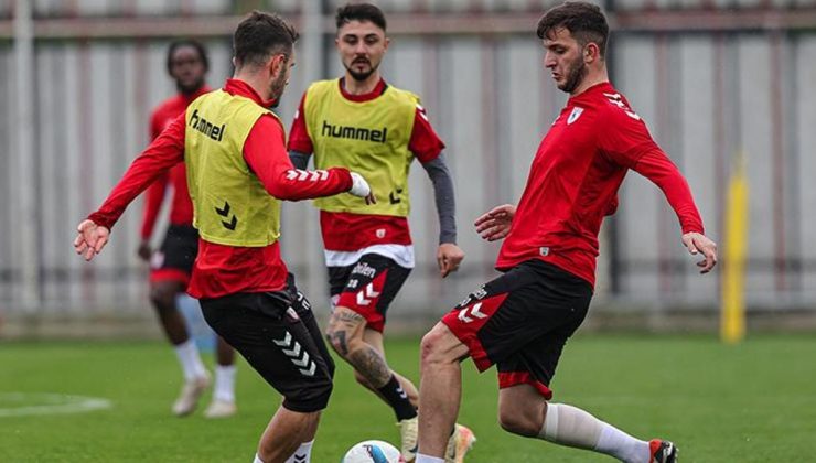 Samsunspor’da Eyüpspor maçı hazırlıkları devam etti
