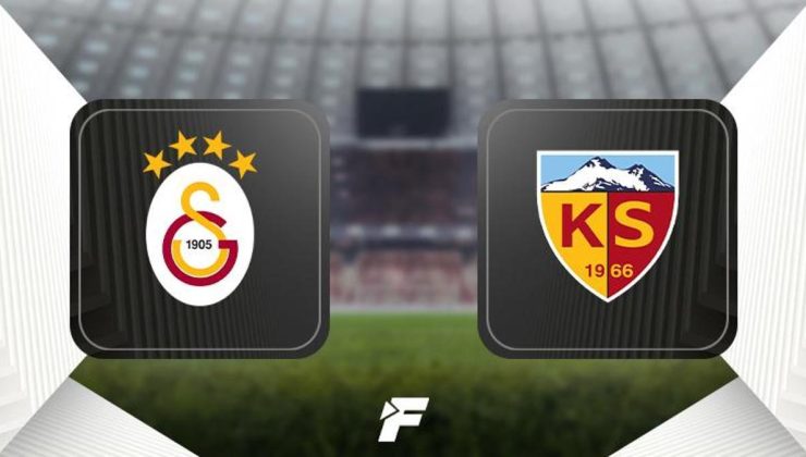 CANLI |  Galatasaray – Kayserispor maçı ne zaman, saat kaçta hangi kanalda? (Muhtemel 11’ler)