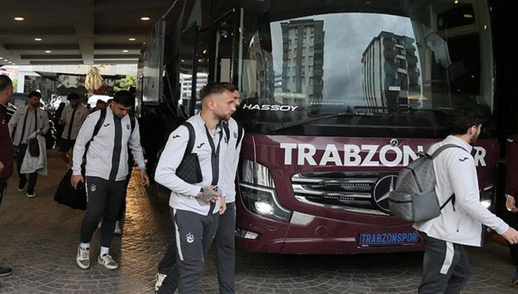 Trabzonspor kafilesi Gaziantep’e geldi