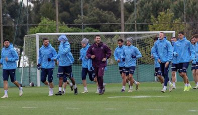 Trabzonspor, Kasımpaşa hazırlıklarını sürdürdü
