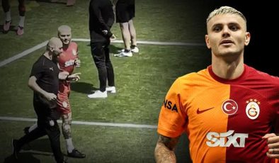 Ve Mauro Icardi idmanlara başladı! Kemerburgaz Metin Oktay Tesisleri’nde sahaya indi