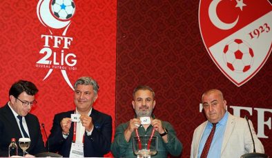 2. Lig’de Beyaz ve Kırmızı Grup kuraları çekildi