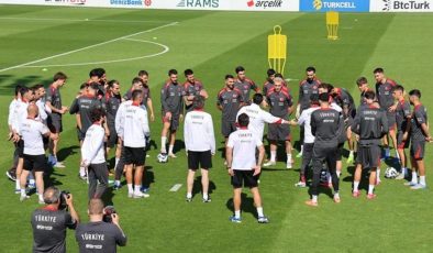 A Milli Futbol Takımı, ABD maçı hazırlıklarına başladı