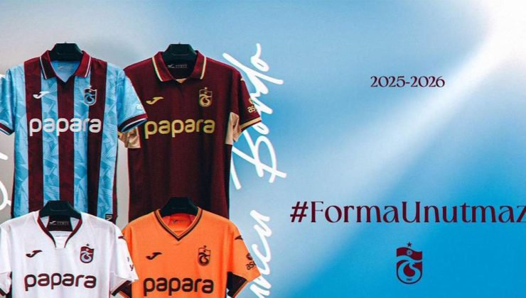 Trabzonspor’da yeni sezon formaları satışa çıkıyor