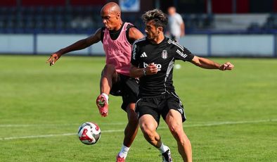 Beşiktaş pas ve taktik çalıştı