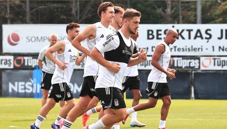 Beşiktaş sabah antrenmanını tamamladı
