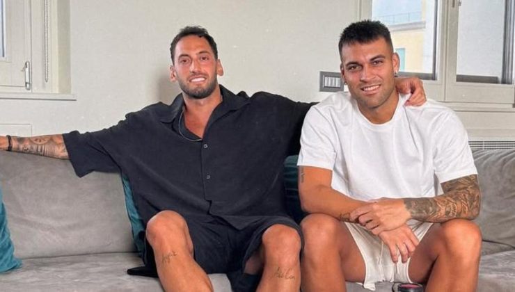 Hakan Çalhanoğlu ve Lautaro Martinez son noktayı koydu! Fotoğraf paylaştı, barış sağlandı