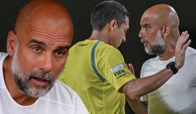 Hem turnuvadan oldu hem de ceza kapıda! Öfke patlaması Guardiola’nın başını yaktı