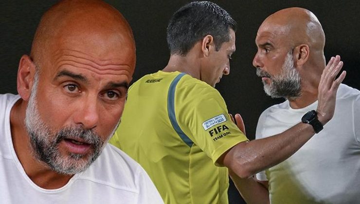 Hem turnuvadan oldu hem de ceza kapıda! Öfke patlaması Guardiola’nın başını yaktı