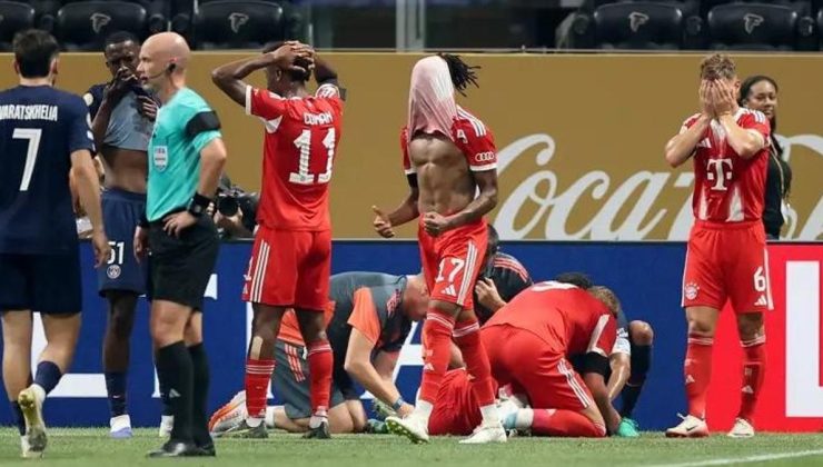 PSG ile Bayern Münih maçında korkutan sakatlık! Oyuncular gözyaşlarını tutamadı