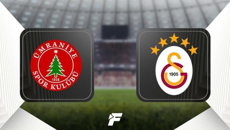 CANLI |Ümraniyespor – Galatasaray maçı Canlı Anlatım – Ümraniyespor – Galatasaray maçının kadrosu, skoru ve istatistikleri