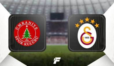 CANLI |Ümraniyespor – Galatasaray maçı Canlı Anlatım – Ümraniyespor – Galatasaray maçının kadrosu, skoru ve istatistikleri