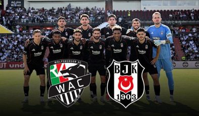 CANLI |Wolfsberger – Beşiktaş maçı Canlı Anlatım – Wolfsberger BJK maçı kadroları, skoru ve istatistikleri (Hazırlık karşılaşması)