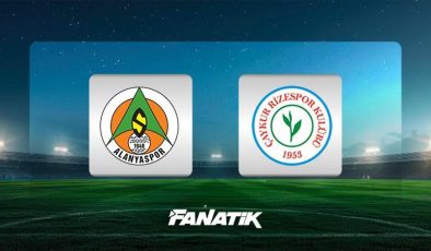 Alanyaspor – Çaykur Rizespor maçı ne zaman, saat kaçta, hangi kanalda canlı yayınlanacak? (Muhtemel 11’ler)