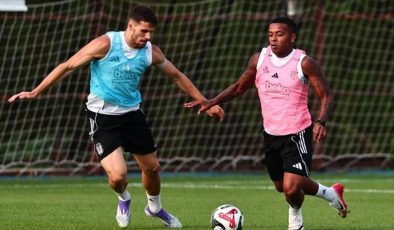 Beşiktaş’ta ST Patrick’s maçı hazırlıkları başladı