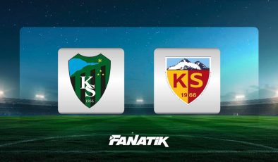CANLI I Kocaelispor – Kayserispor maçı (Süper Lig)