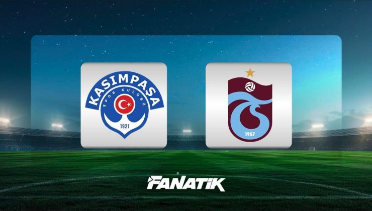 CANLI |  Kasımpaşa – Trabzonspor maçı ne zaman, saat kaçta hangi kanalda? (Muhtemel 11’ler)
