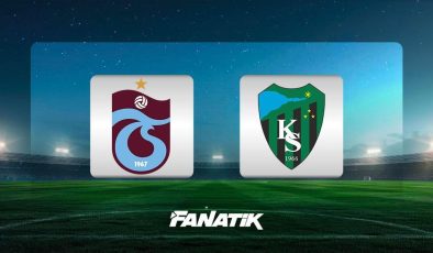 CANLI | Trabzonspor – Kocaelispor maçı ne zaman, saat kaçta, hangi kanalda? (İlk 11’ler)