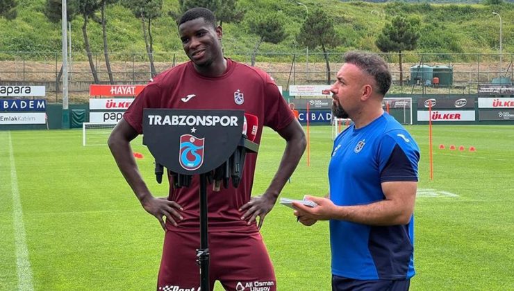 Trabzonspor’da Paul Onuachu: Tekrar burada olmak beni mutlu ediyor