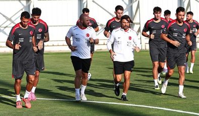 A Milli Futbol Takımı, İspanya maçı hazırlıklarına başladı