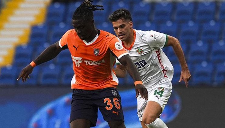 Başakşehir ve Alanyaspor maçında puanlar paylaşıldı! Başakşehir-Alanyaspor maçı sonucu: 1-1