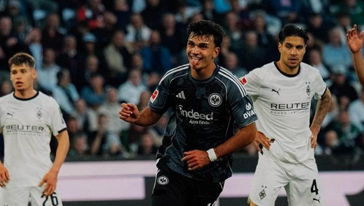 Bundesliga’da 10 gollü tarihi maç! Can Uzun yine şov yaptı | Maç sonucu Gladbach 4-6 Frankfurt