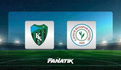 (CANLI) Kocaelispor-Rizespor (Süper Lig’de heyecan devam ediyor’