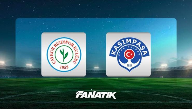 Çaykur Rizespor-Kasımpaşa maçı ne zaman, saat kaçta, hangi kanalda canlı yayınlanacak? (Süper Lig 7.hafta)