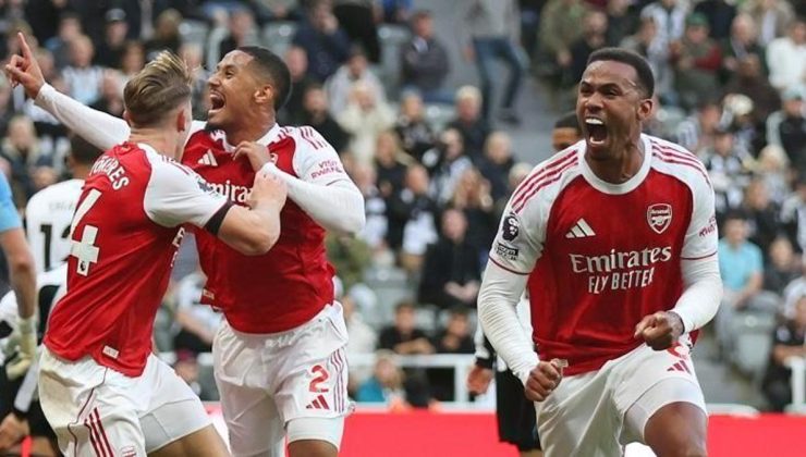 Gabriel’den 90+6’da üçlük, Premier Lig’de çılgın hafta sonu! Newcastle United – Arsenal maç sonucu 1-2