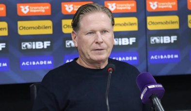 Kayserispor Teknik Direktörü Markus Gisdol: Rakibimiz ilk yarıda sadece 1 kez şut çekti